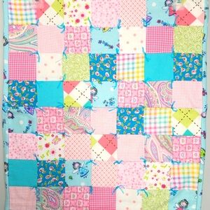Patchwork Babydoll Quilt 18 Inch Doll Handmade Heirloom Quality
